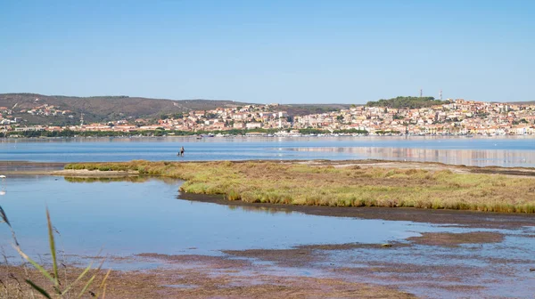 Görünümünü Sant'Antioco, Sardunya, İtalya.