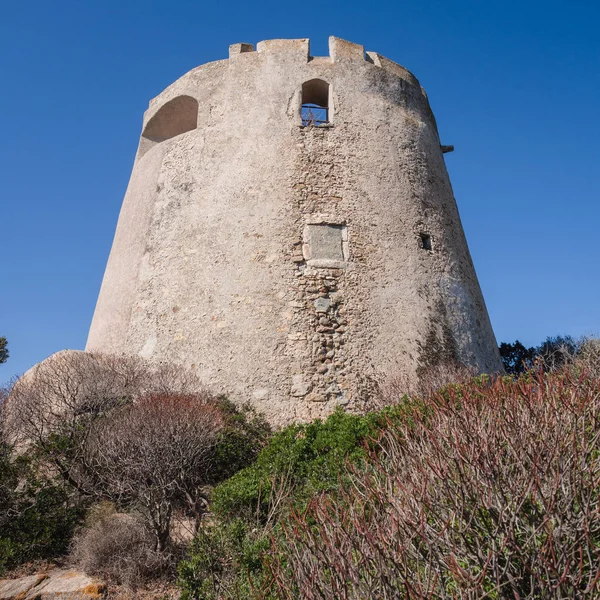 Испанская сторожевая башня Порто Джунко, Вилласимиус, Сардиния, я — стоковое фото