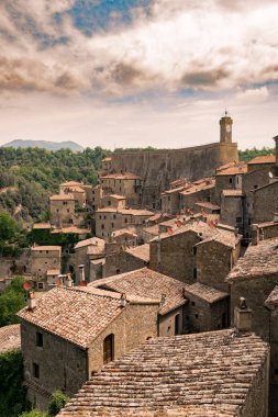 Sorano, bir kasaba bir tüf kayaya inşa çoğu durağındayım biridir