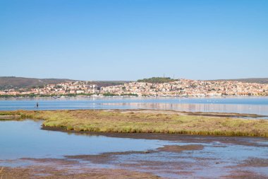 Görünümünü Sant'Antioco, Sardunya, İtalya.