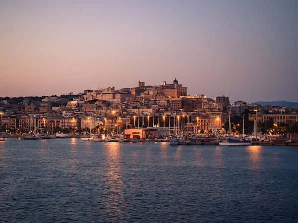 Visa av Cagliari, Sardinien, Italien. — Stockfoto