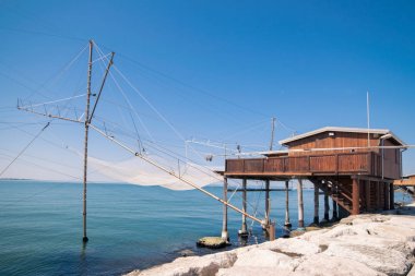 Trabucco, mancınık, trabocco - evlerde geleneksel balıkçılık