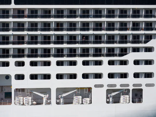 Civitavecchia Italia Agosto 2019 Crucero Lujo Atracado Puerto Civitavecchia Puerto — Foto de Stock