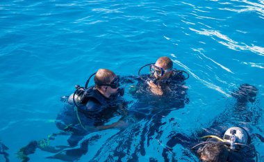 Dalış öğretim. Red sea, Mısır