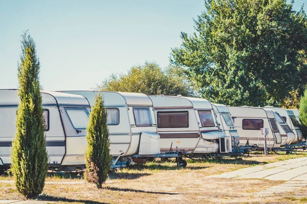 Housing in trailer — Stock Photo, Image