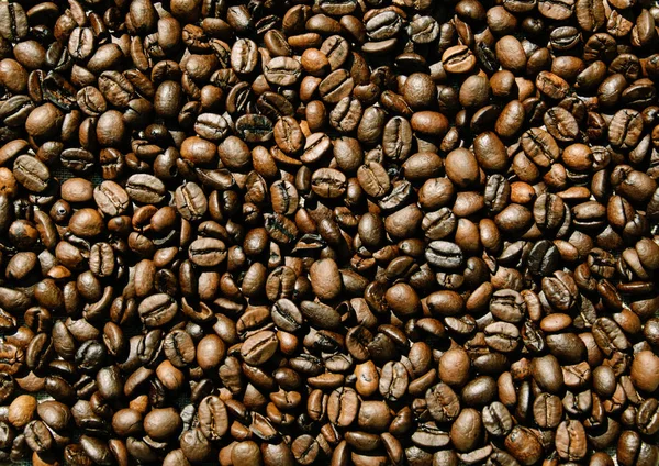 Grains de café torréfiés. Recette de café turc — Photo