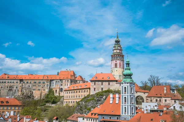 Średniowiecznego miasta Český Krumlov, Południowej Republika Czeska — Zdjęcie stockowe