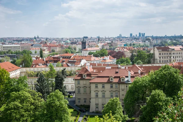Czechy. Panorama Pragi — Zdjęcie stockowe