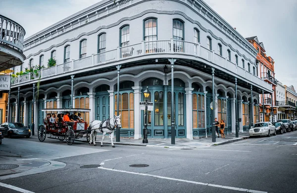 New Orleans eski pitoresk alanı. Şehirde binicilik