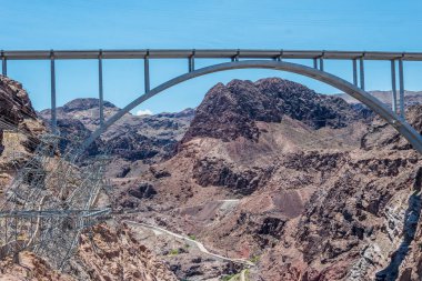 Yüksek voltajlı güç hattı. Nevada, Amerika Birleşik Devletleri