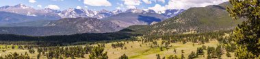 Colorado, ABD Rocky Dağları'nın vahşi ilkel doğa. Ekolojik doğa rezerv. Rocky Dağı Milli Parkı