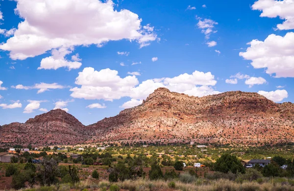 Kırsal manzara Arizona'da. Navajo rezervasyon