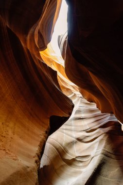 Kumtaşı erozyon alt antilop Kanyonu '. Arizona, Amerika Birleşik Devletleri