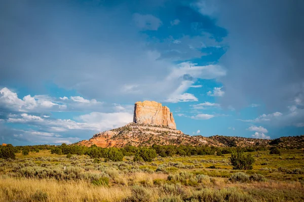 Picturesque arid plain of Arizona Stock Photo