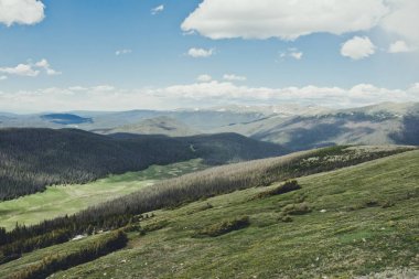 Rocky Dağları tepelerinde Panoraması. Colorado devlet