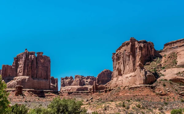 Cliffs Park Caddesi. Arches National Park, Utah, Amerika