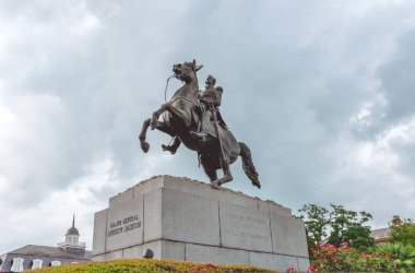 Başkan Andrew Jackson New Orleans, Louisiana, ABD Fransız Mahallesi anıt