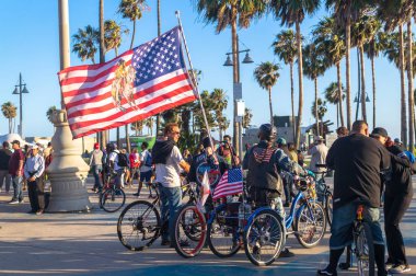 Modern gençlik kültürü. Venice Beach, California Los Angeles, Kaliforniya, ABD turizm tatil