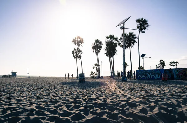 ロサンゼルス カリフォルニア アメリカ合衆国 2017 公共のビーチ ベニス ビーチ ロサンゼルス カリフォルニア 米国の残りの部分 — ストック写真
