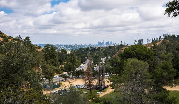 Griffith Park and Downtown Los Angeles. California Tourist Attractions — Stock Photo, Image