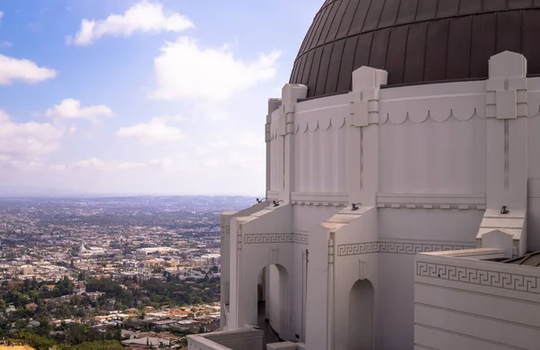 Picturesque View Los Angeles Observation Deck Griffith Observatory Griffith Park — Stock Photo, Image