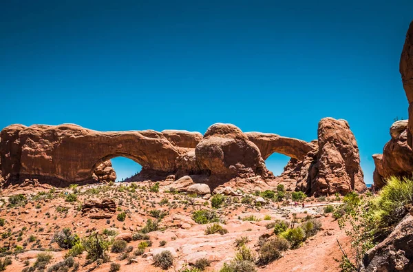 Arches Windows. Arches National Park, Moab Desert, Utah, United States