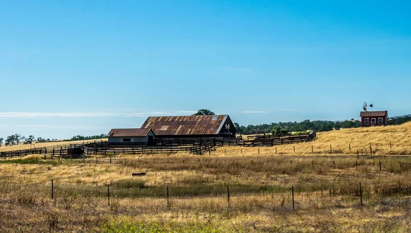 Vida Rural California Antiguo Rancho Entre Los Campos —  Fotos de Stock