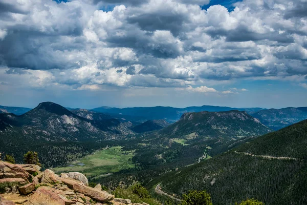 Paesaggio Estivo Nelle Montagne Rocciose Rocky Mountain National Park Colorado — Foto Stock