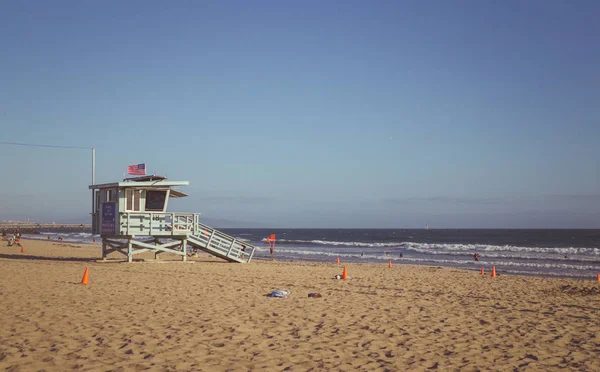 Los Ángeles California Estados Unidos Junio 2017 Construcción Patrullas Playa — Foto de Stock