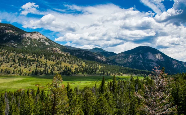 Góry Skaliste Lecie Słoneczne Lato Pogoda Colorado — Zdjęcie stockowe