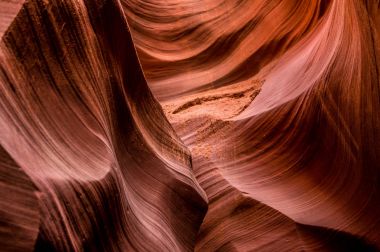 Arizona, alt antilop Kanyonu. Taş erozyon