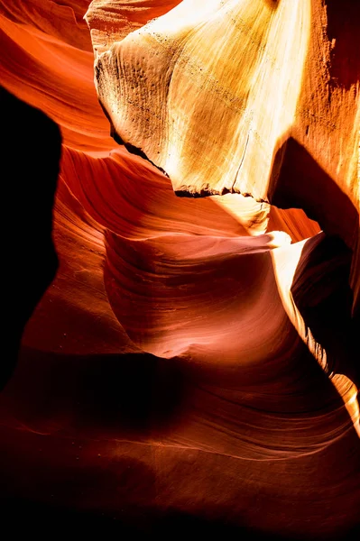 Formazione Geologica Del Canyon Inferiore Antelope Arizona Usa — Foto Stock