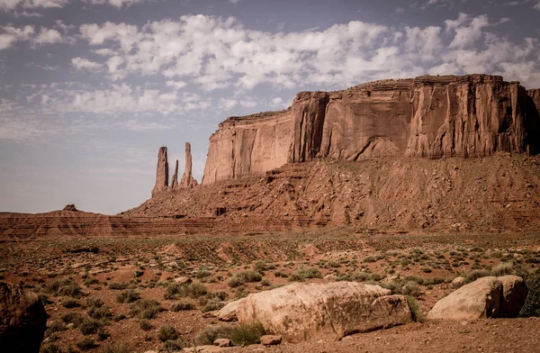 Çöl Güneybatı Abd Vahşi Batı Monument Valley Arizona — Stok fotoğraf