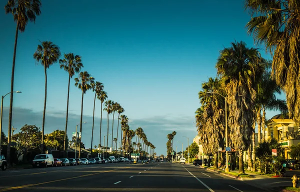 Живописный Вид Город Санта Монике Лос Анджелес Калифорния — стоковое фото