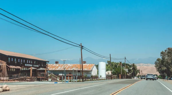 Pintoresca Carretera Sierra Nevada Área Agrícola California Vida Rural Americana —  Fotos de Stock