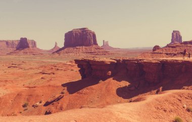 Monument Valley, Utah. Vahşi Batı Amerika Birleşik Devletleri