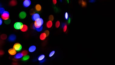 Parlak Festival arka plan. Renkli ışıklar parlıyor