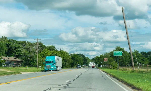 Larksville Texas Stany Zjednoczone Ameryki Lipca 2017 Malownicze Autostrady Wsi — Zdjęcie stockowe