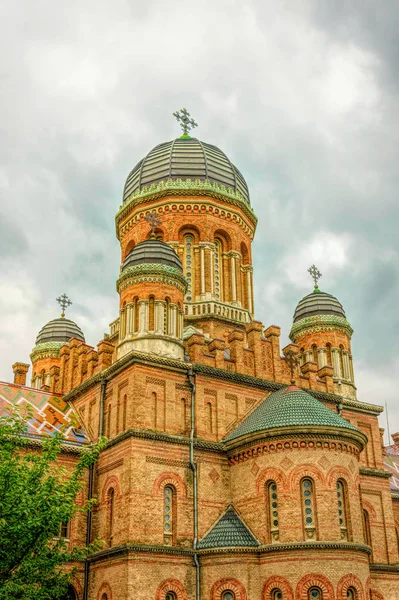 Ville Tchernivtsi Bucovine Ukraine Juin 2018 Construction Résidence Métropolite Bucovine — Photo