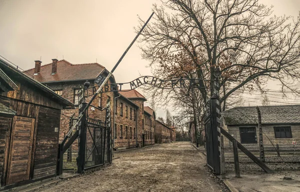 Auschwitz Polonia Noviembre 2019 Campo Concentración Campo Exterminio Auschwitz Birkenau — Foto de Stock