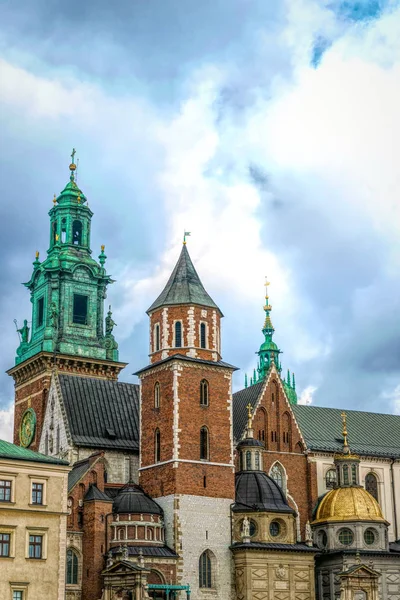 Kraków Polska Listopada 2019 Siedziba Królów Polski Wawelu Oraz Starożytnej — Zdjęcie stockowe
