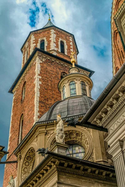 Cracovie Pologne Novembre 2019 Résidence Des Rois Pologne Château Wawel — Photo