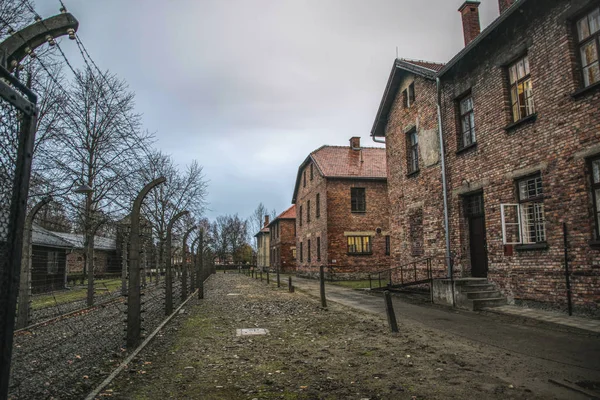 Auschwitz Polonia Noviembre 2019 Campo Concentración Campo Exterminio Auschwitz Birkenau — Foto de Stock