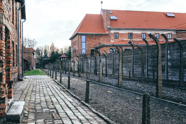 Auschwitz Polen November 2019 Concentratiekamp Vernietigingskamp Auschwitz Birkenau Polen Memorial — Stockfoto