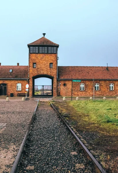 Osvětim Polsko Listopadu 2019 Koncentrační Pracovní Tábor Tábor Smrti Osvětim — Stock fotografie