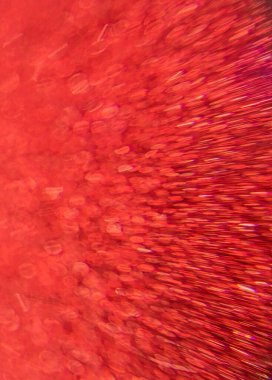 Soyut arkaplan ve doku. Kırmızı sentetik bir yüzey üzerinde parlak gölgeler