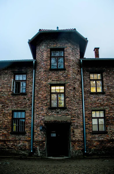 Auschwitz Polônia Novembro 2019 Campo Trabalho Concentração Campo Morte Auschwitz — Fotografia de Stock