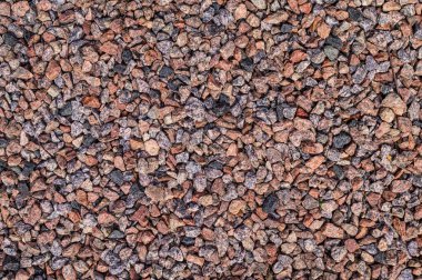 Arkaplan ve çakıl dokusu, ezilmiş granit taş.