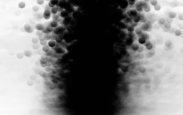 Vertikalen schwarzen und weißen dunklen Bokeh Hintergrund — Stockfoto