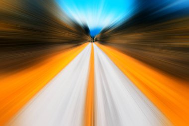 Norveç countyside sonbahar yol arka plan